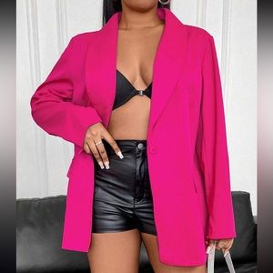 Classic plus size blazer jacket